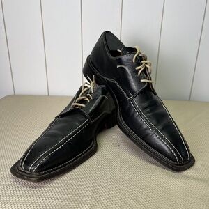 Square Toe Oxford Shoes